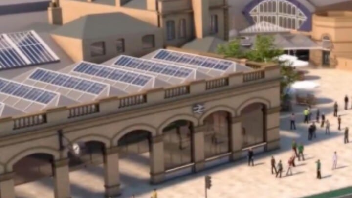 Märsta stationsombyggnad – illustration resecentrum