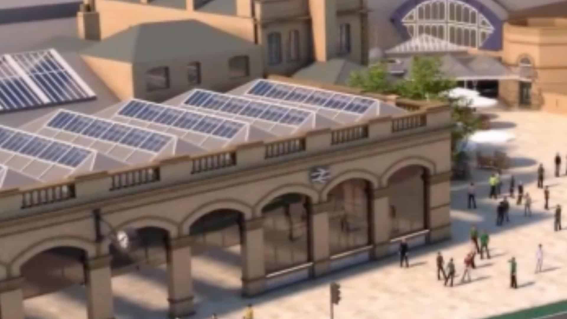 Märsta stationsombyggnad – illustration resecentrum