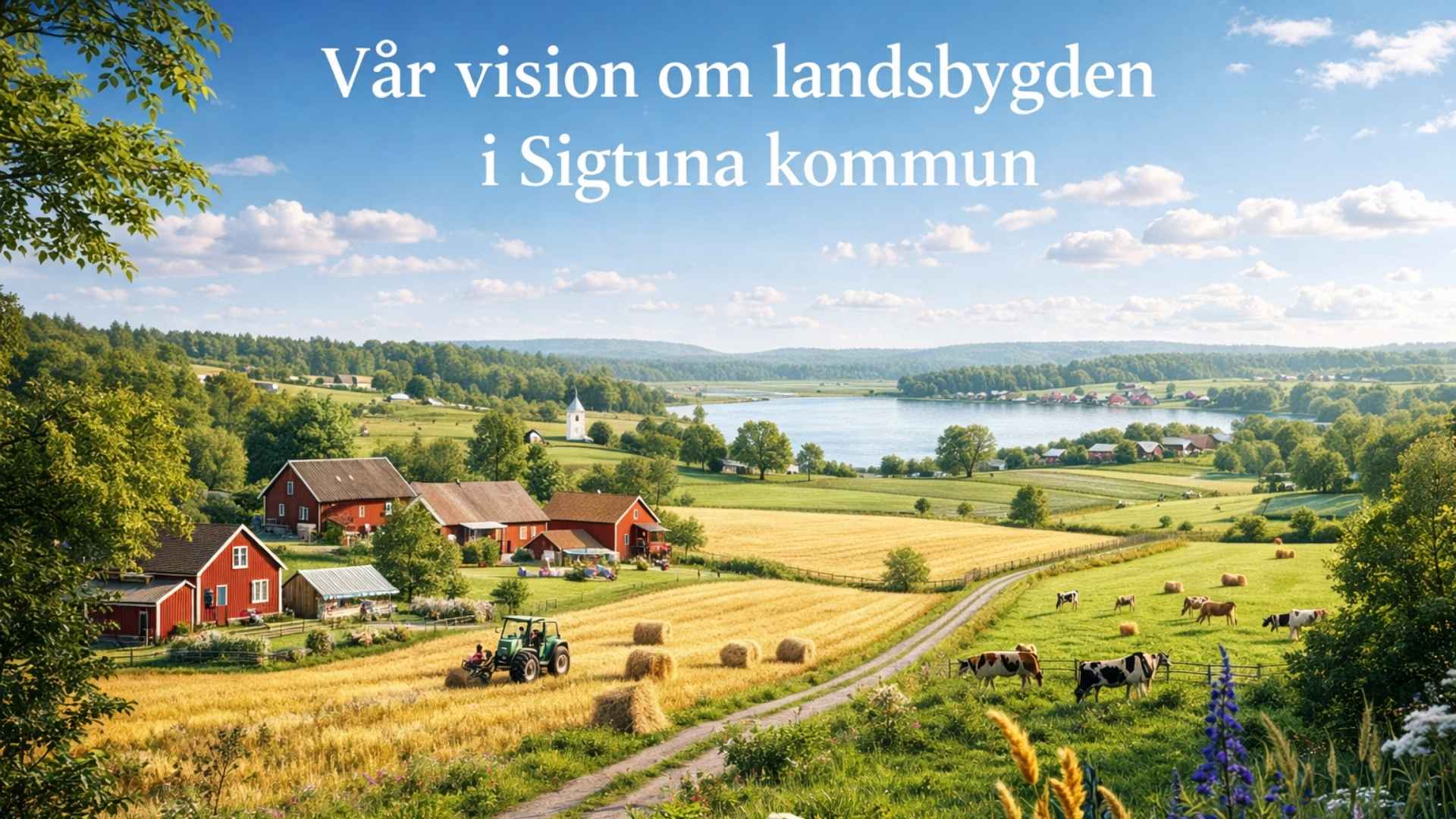 Hållbar och levande landsbygd i Sigtuna kommun med småskalig bebyggelse och skyddad natur