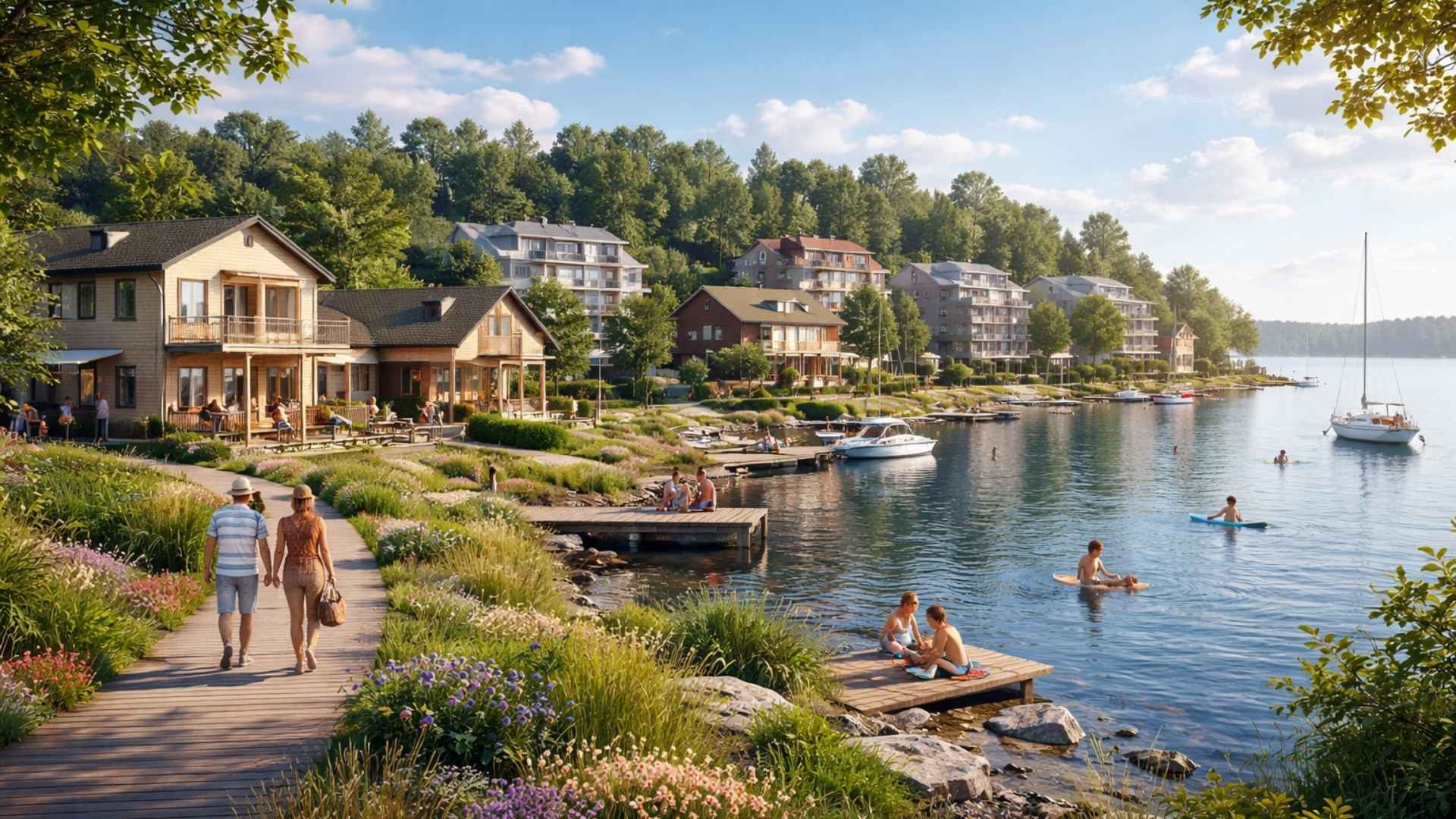 Sjönära bebyggelse i Sigtuna kommun enligt Liberalernas vision