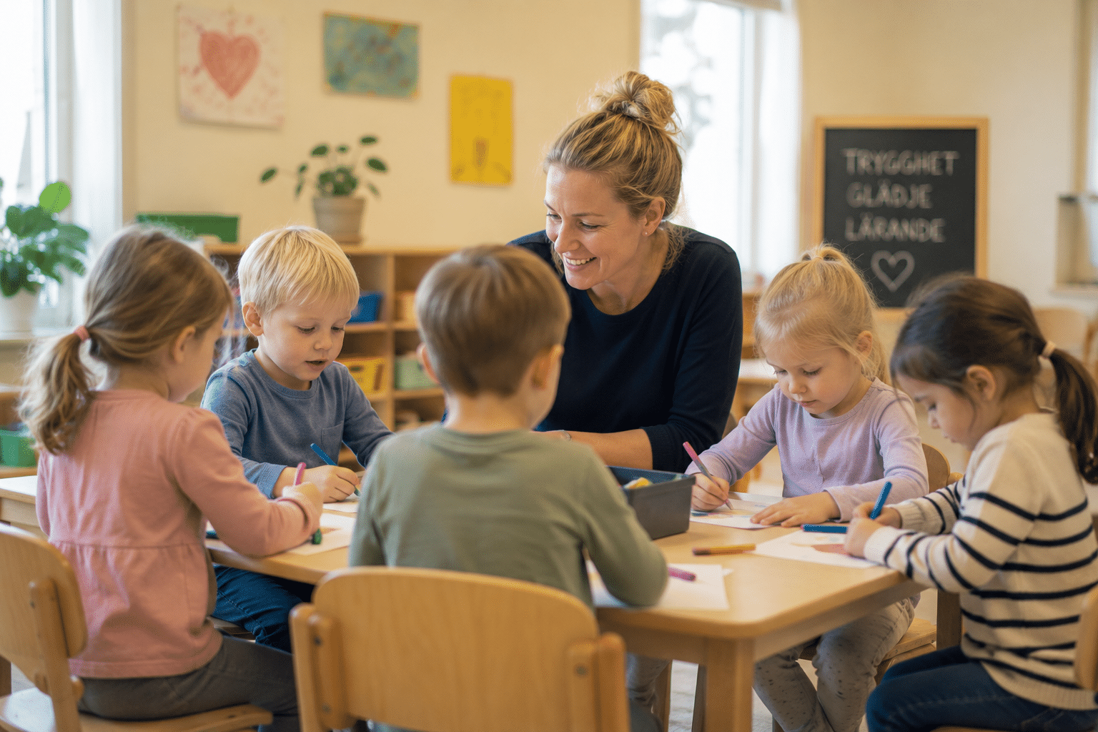 Mindre barngrupper i Sigtuna ger bättre förutsättningar för barn och pedagoger.