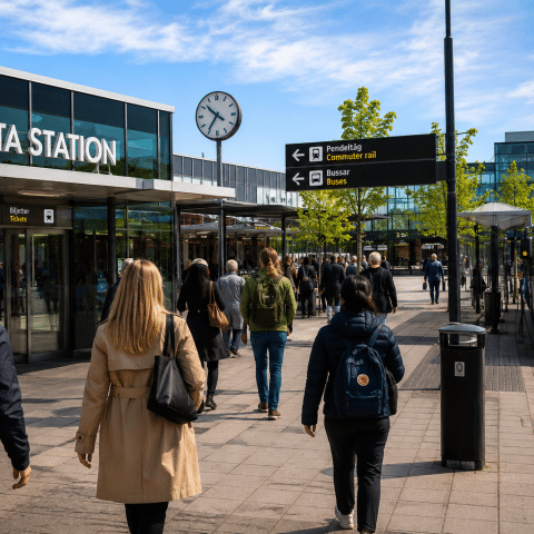 Märsta station och Liberalernas förslag för jobb och kollektivtrafik i Sigtuna kommun