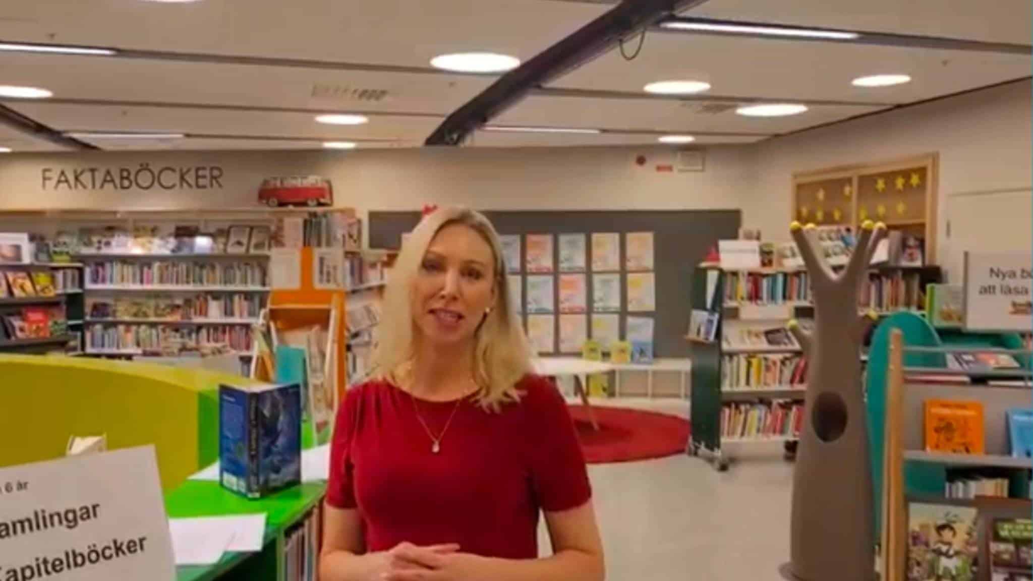 Märsta bibliotek där Liberalerna vill se längre öppettider